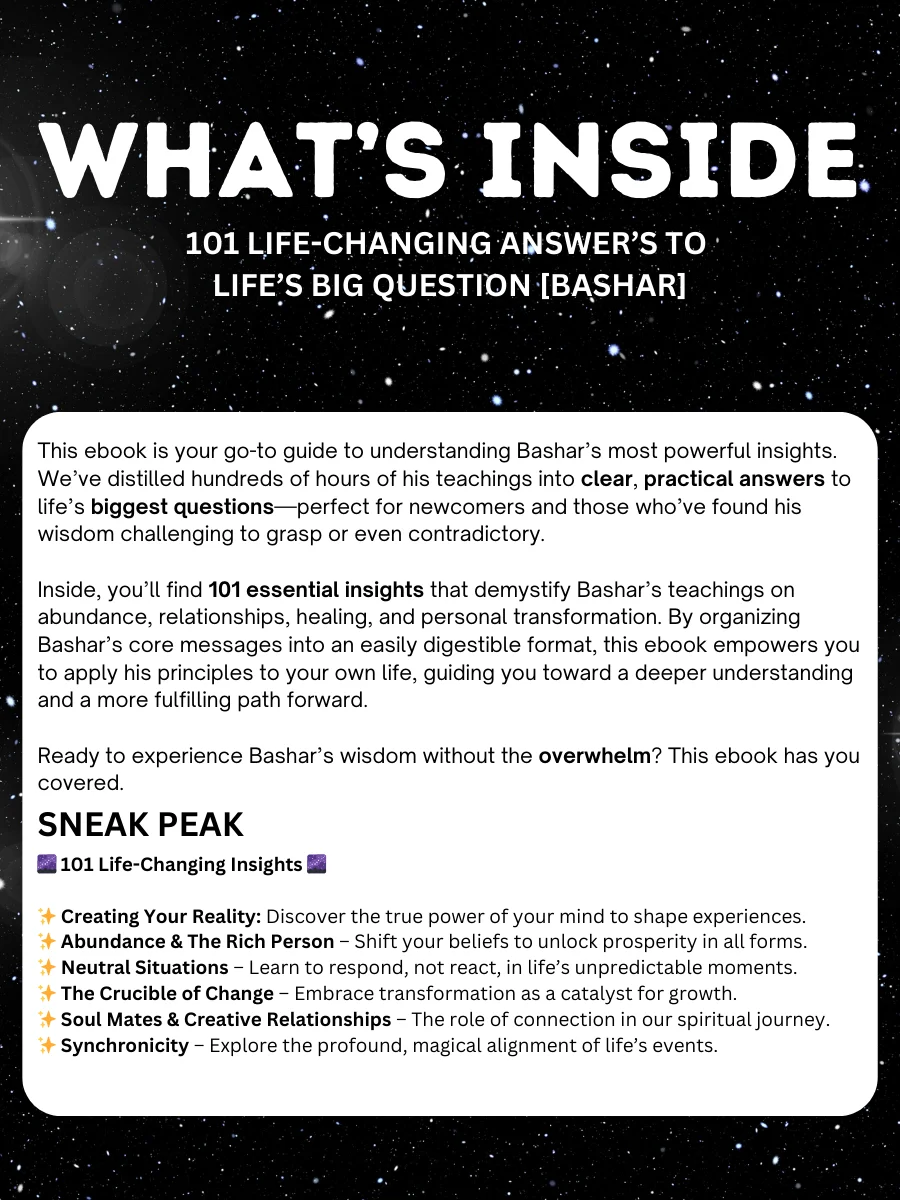 BASHAR 101 Life-Changing Answers (E-BOOK) product image (2)