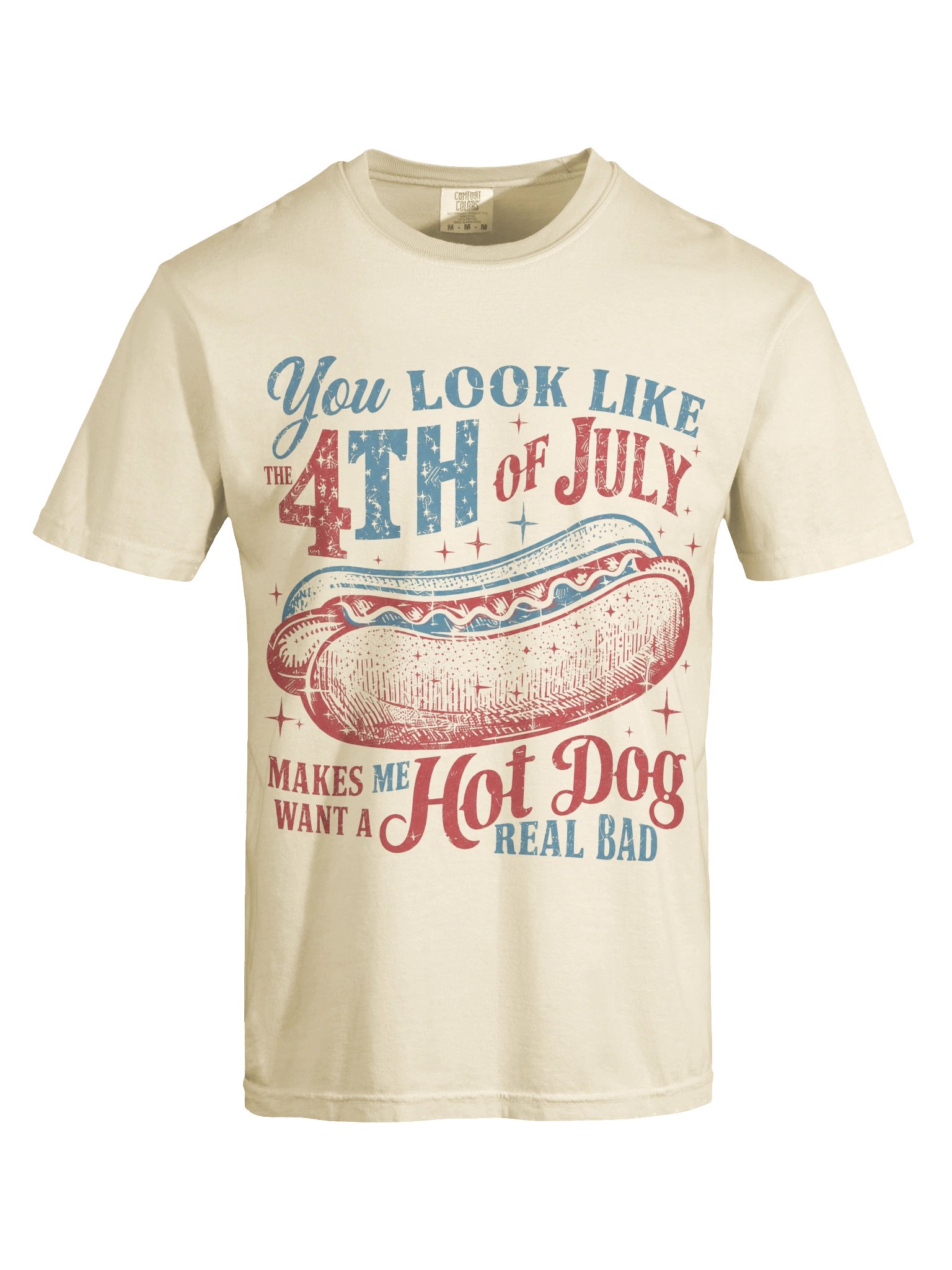 Hot Dog 4th of July Graphic Tee product image (13)