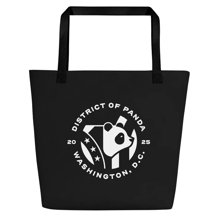 District of Panda Large Tote product image (2) Image 2