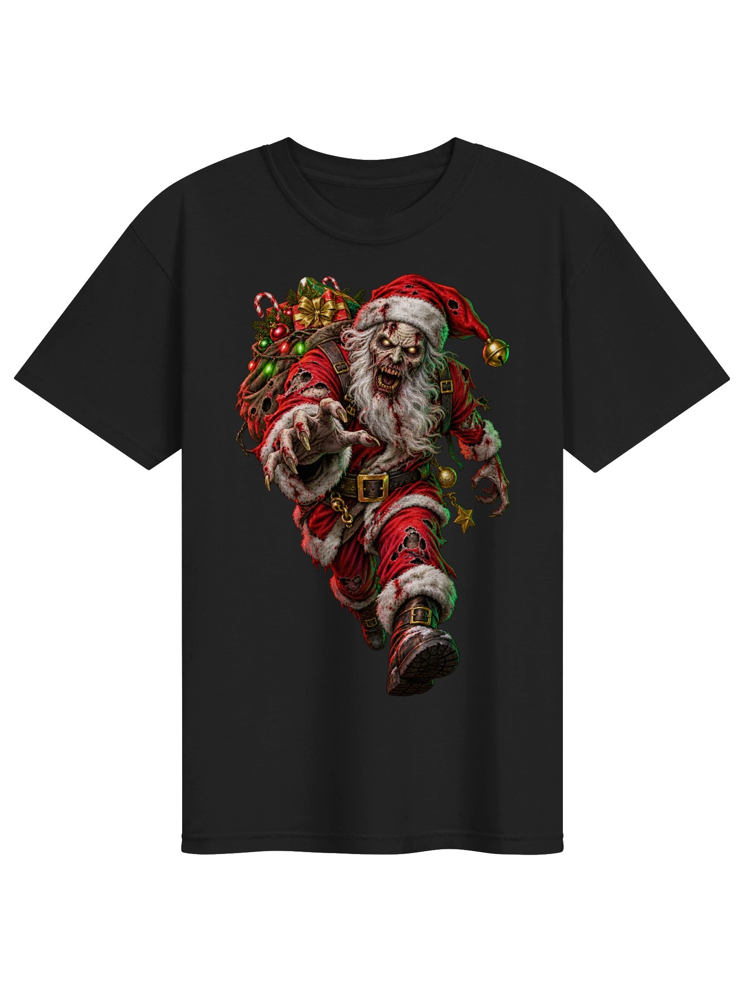 Bloodthirsty Santa Horror Tee product image (2)