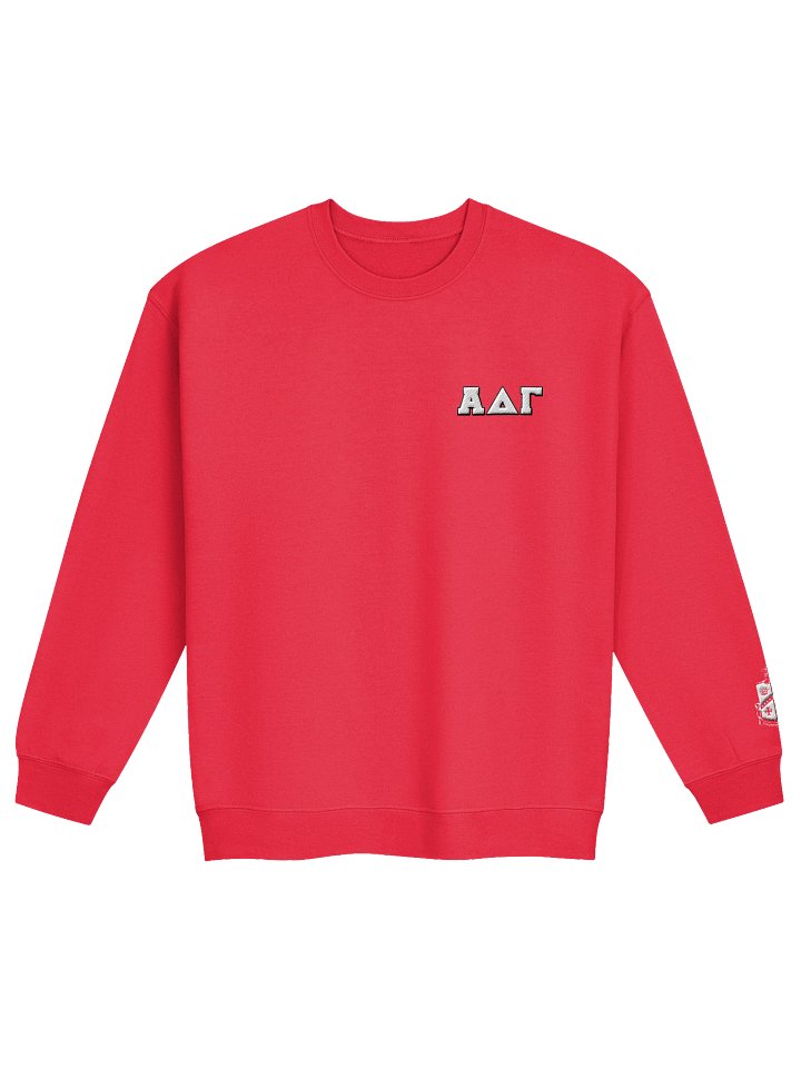 Lettered and Crest Crewneck Sweatshirt product image (5)