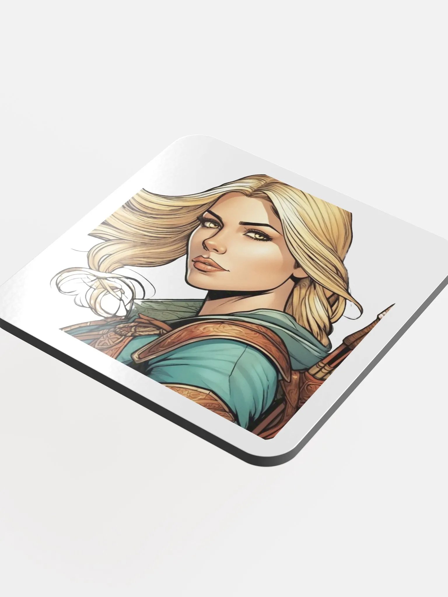 Warrior Maiden Cork Coaster product image (4)
