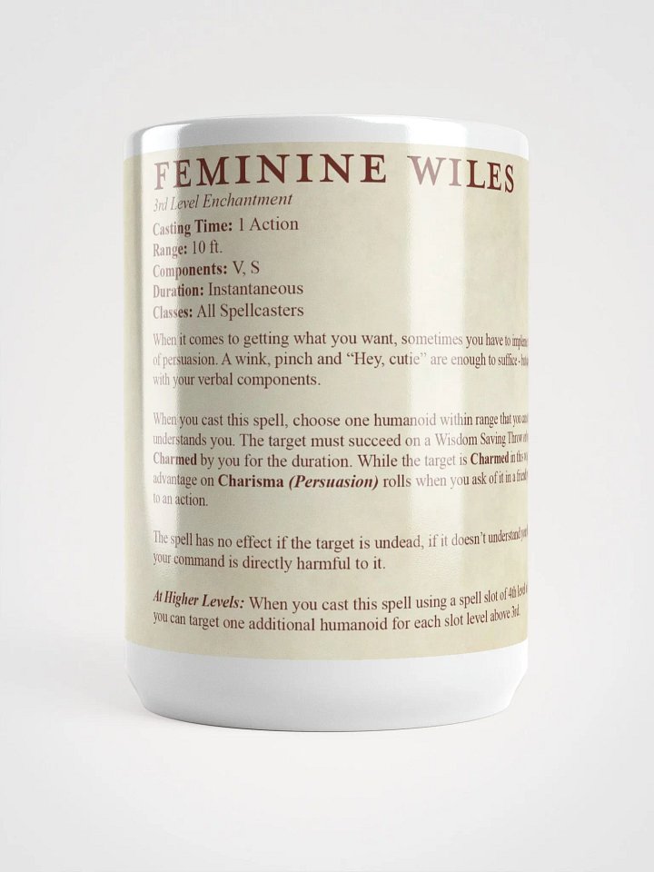 Feminine Wiles Spell Mug product image (1)