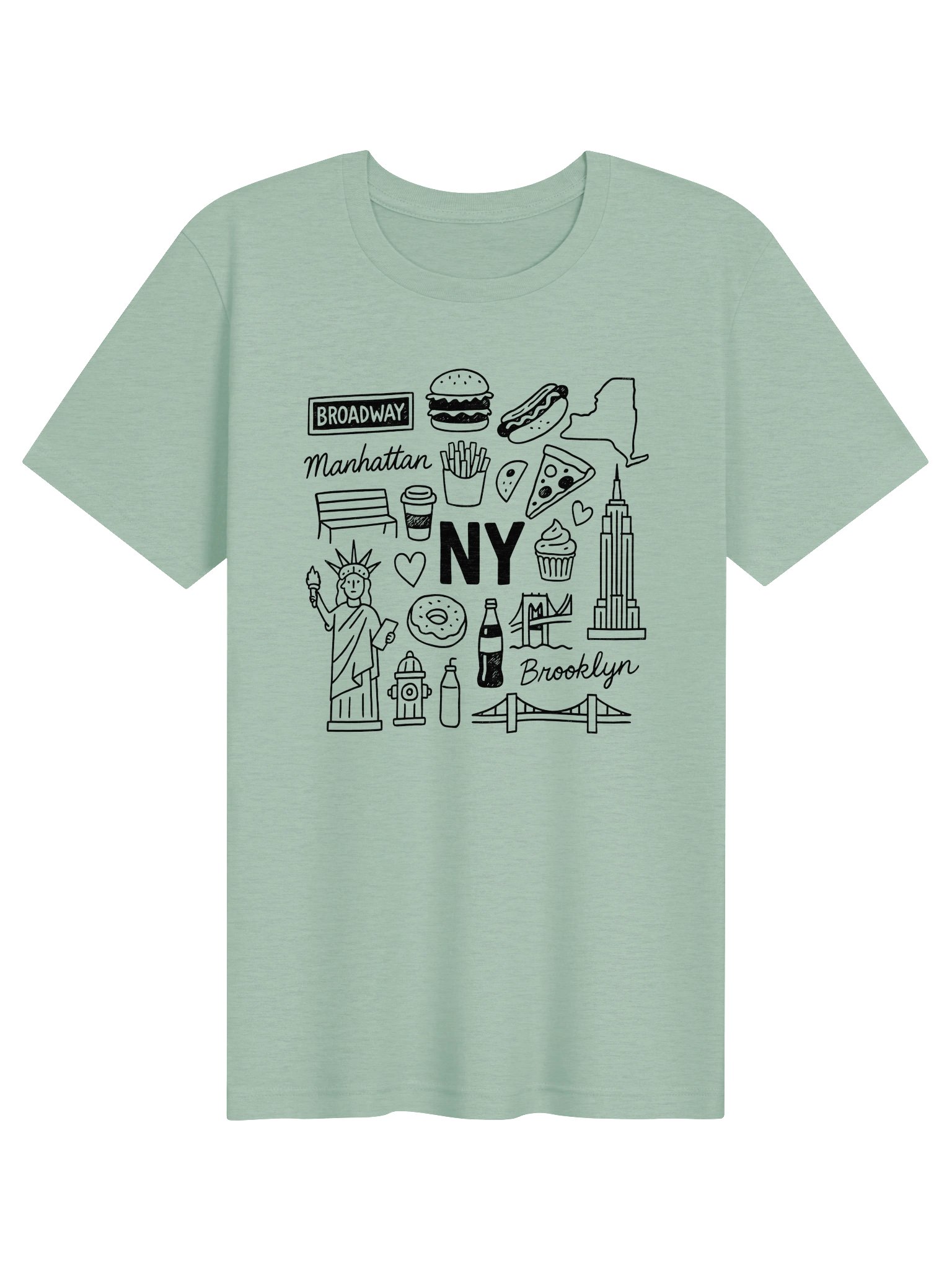 New York City Icons T-Shirt product image (1)
