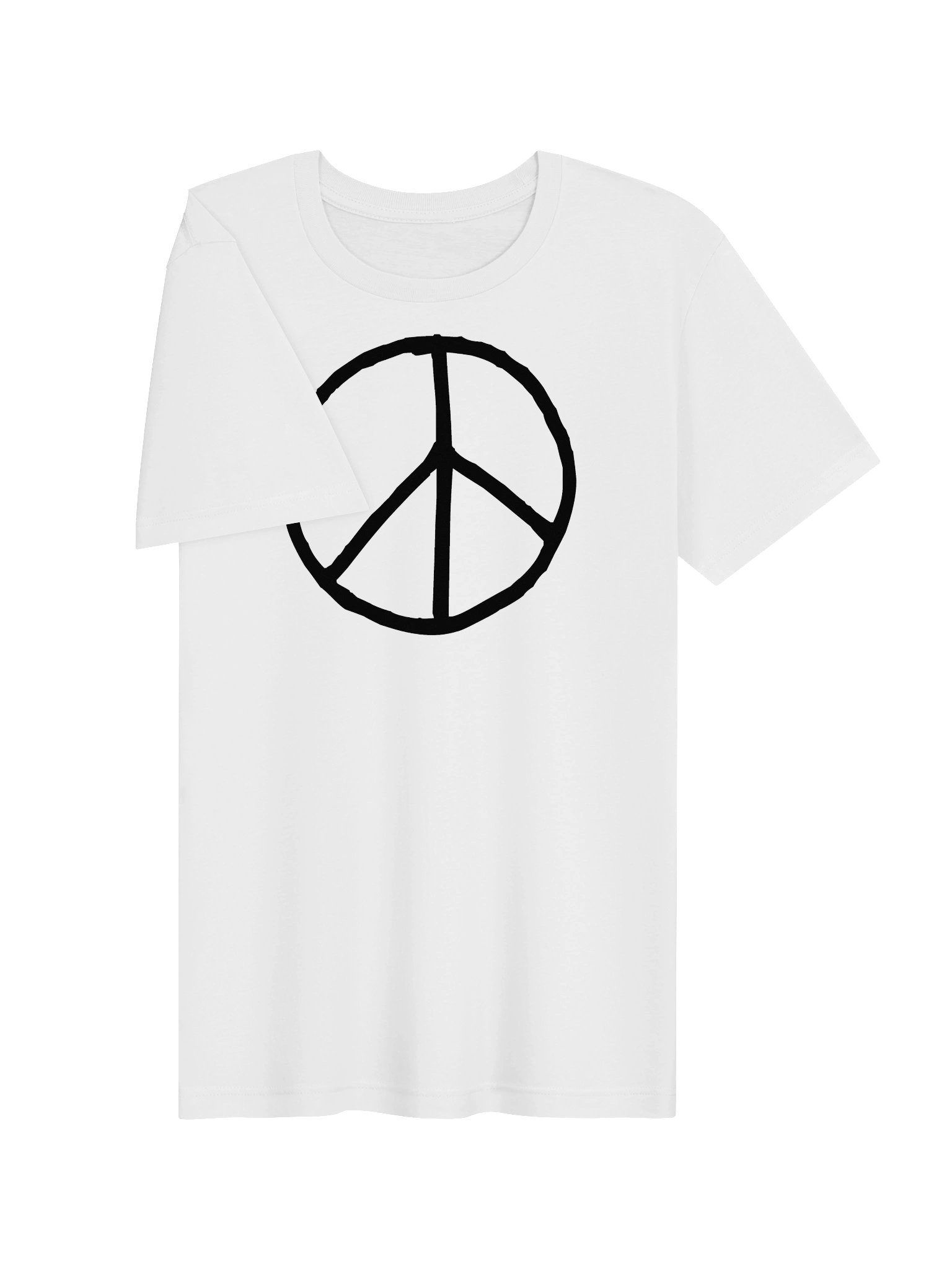 Peace Symbol White T-Shirt product image (3)
