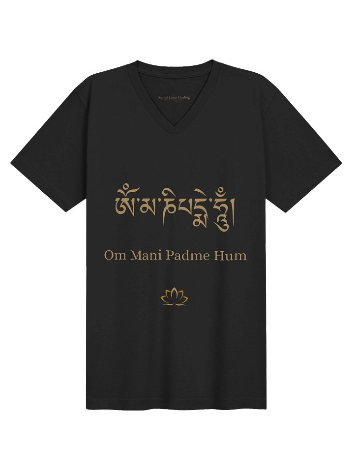 Om Mani Padme Hum Tee — V-Neck Jersey product image (3)