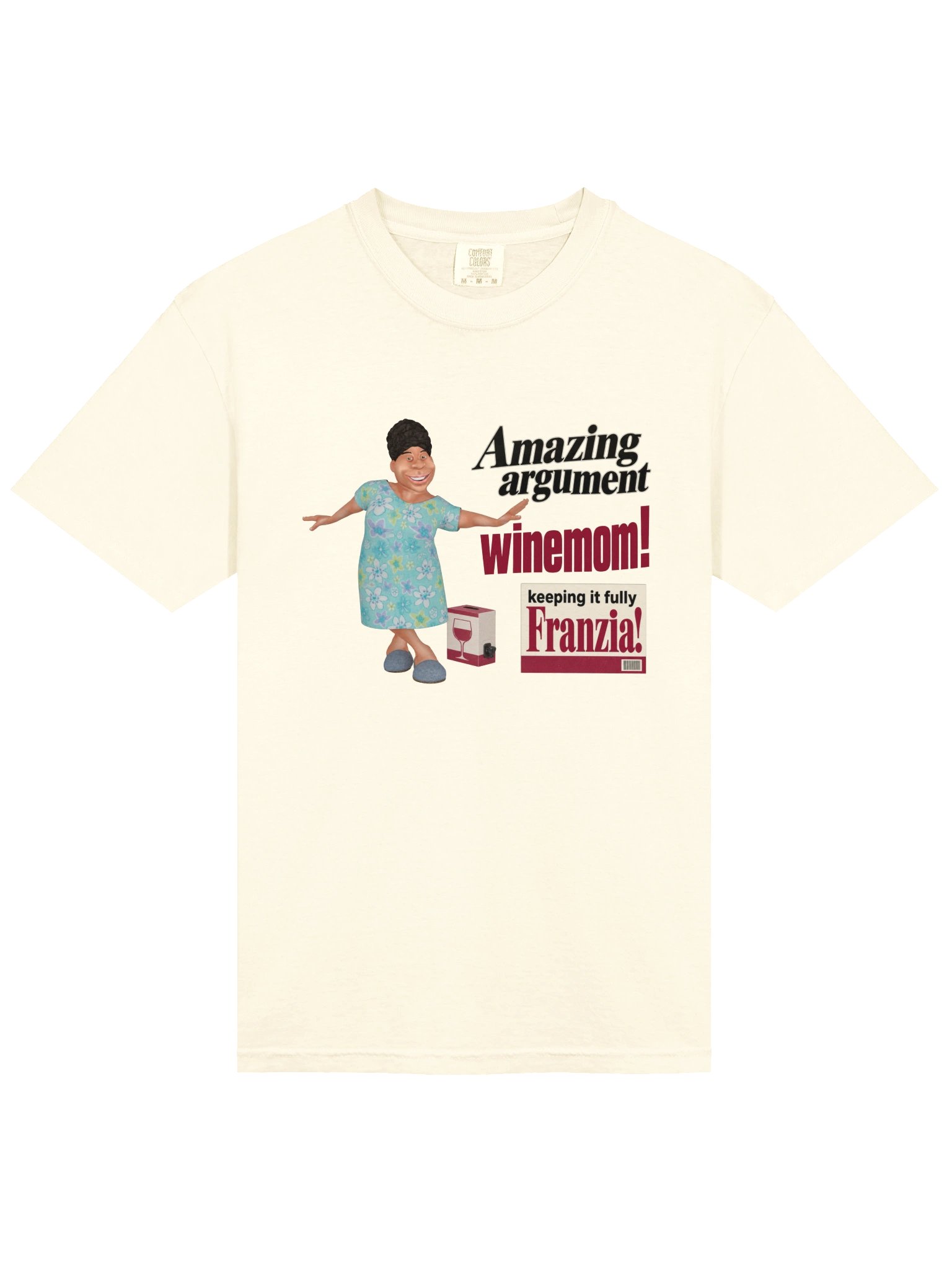 Winemom Keeping It Fully Franzia Heavyweight Tee v2 product image (29)