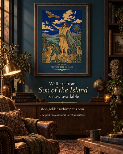 Bring Son of the Island into your space. Wall art inspired by the first philosophical novel in literary history is now availa...