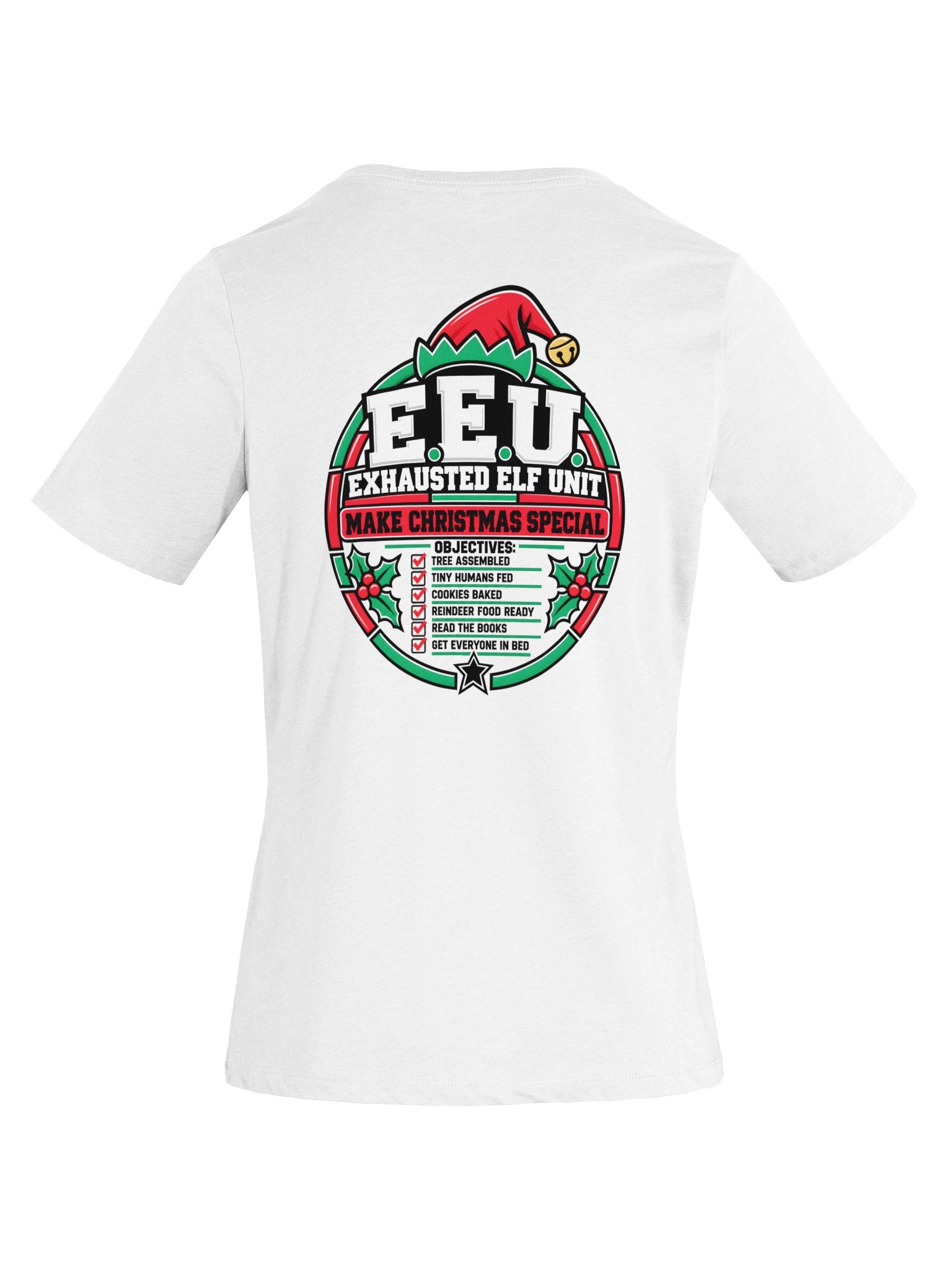 Exhausted Elf Unit Women's V-Neck | White product image (7)