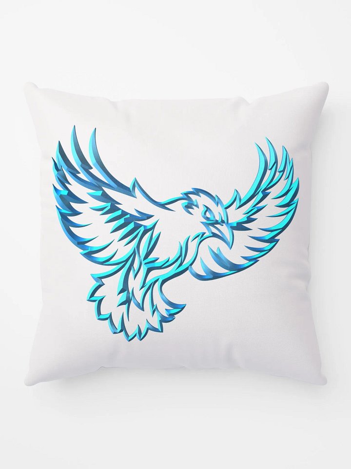 Raven Outline Throw Pillow product image (1)