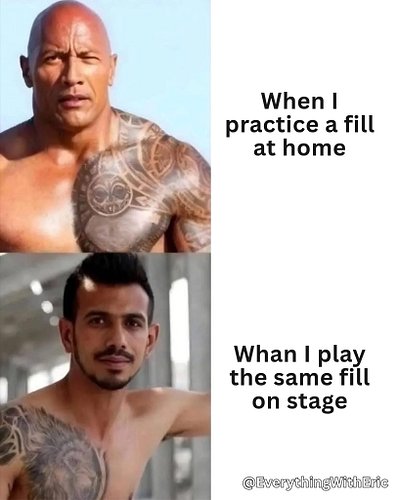 It was perfect the 3 times I tried it in my garage
.
#drums #everythingwitheric #ericlovley #drummer #musician