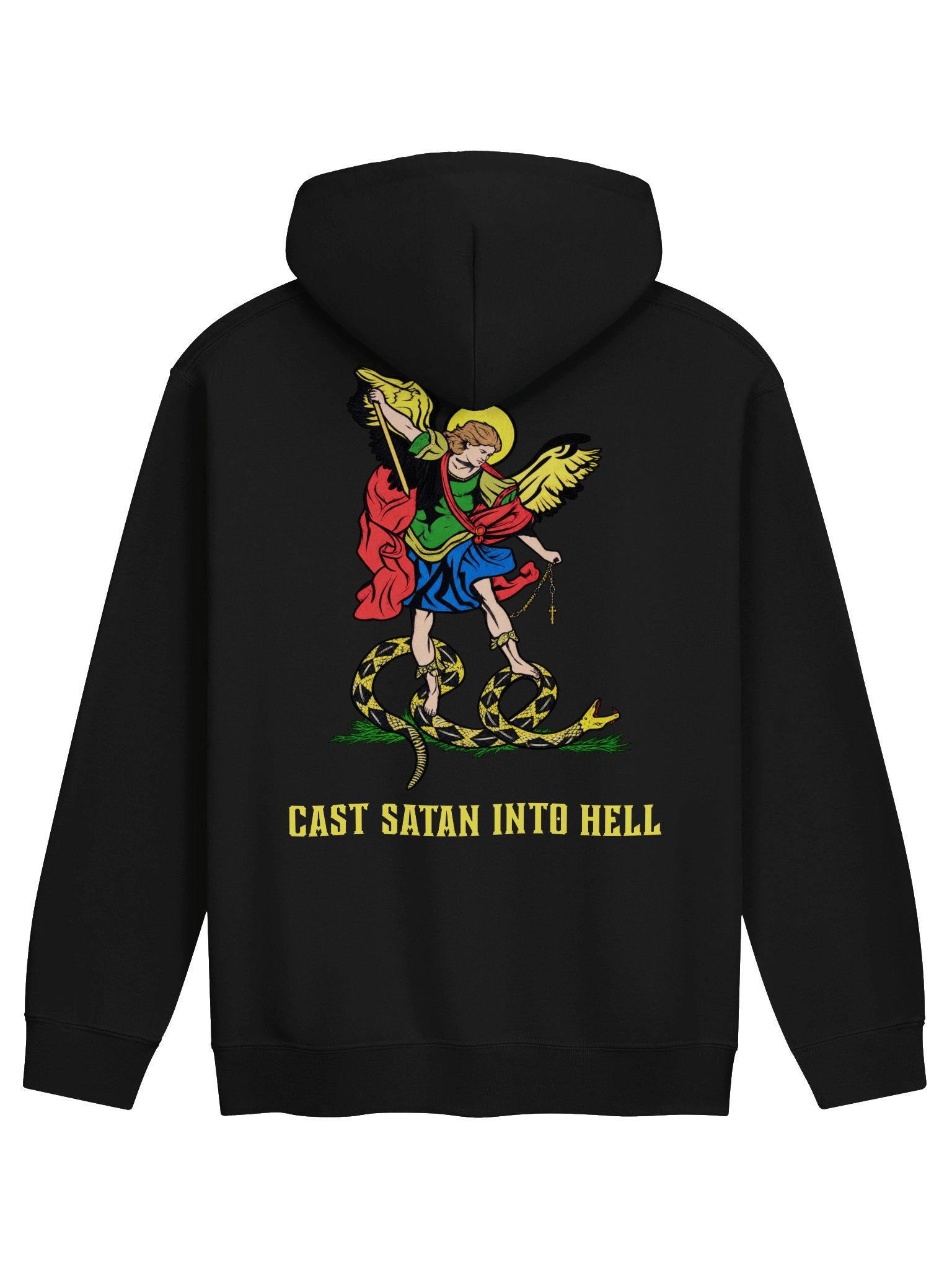 Saint Michael 'Cast Satan into Hell' - Hoodie product image (1)
