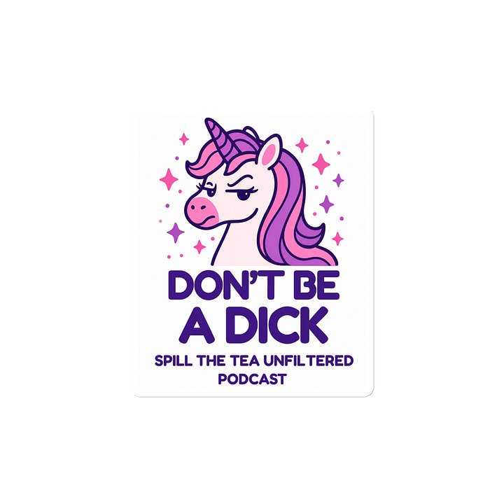 Don’t Be a Dick Unicorn Magnet product image (1)