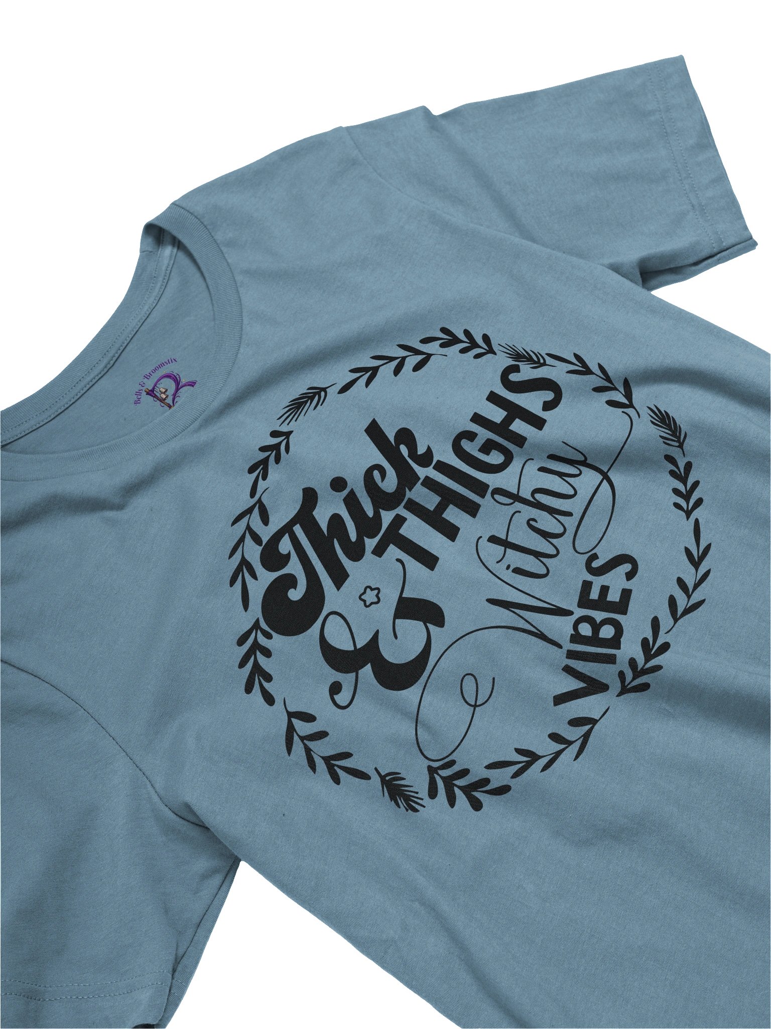 Thick Thighs and Witchy Vibes – Witchy Graphic T-Shirt product image (1)