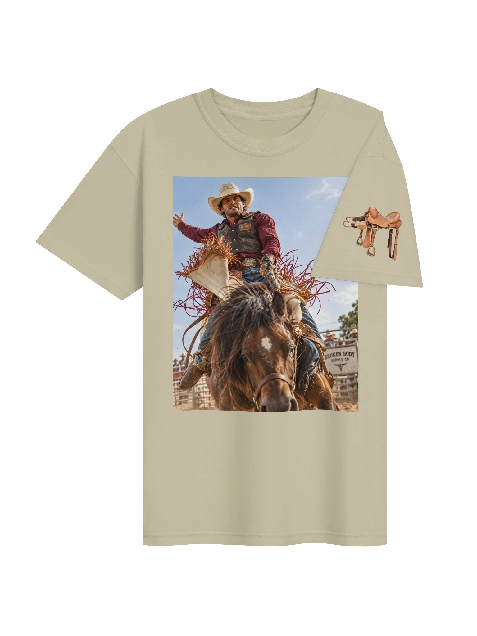 Saddle Bronc Ride It Out T-Shirt | ROUGHSTOCK RODEO™ product image (186)