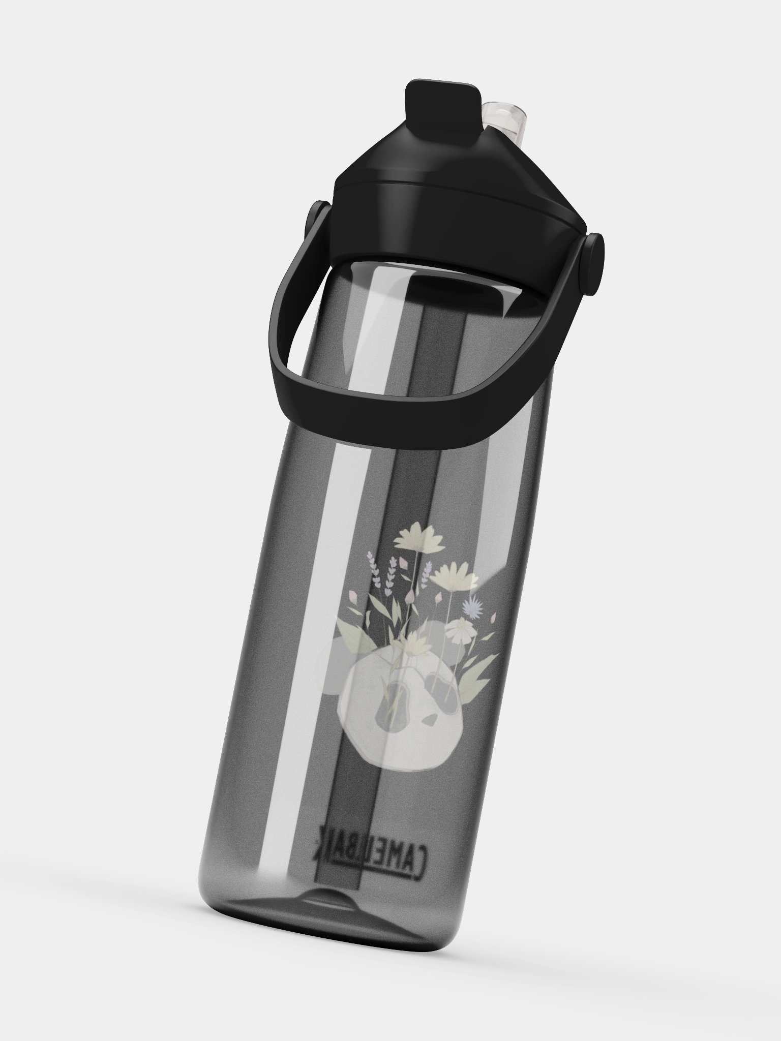 Panda Mask Water Bottle product image (24)