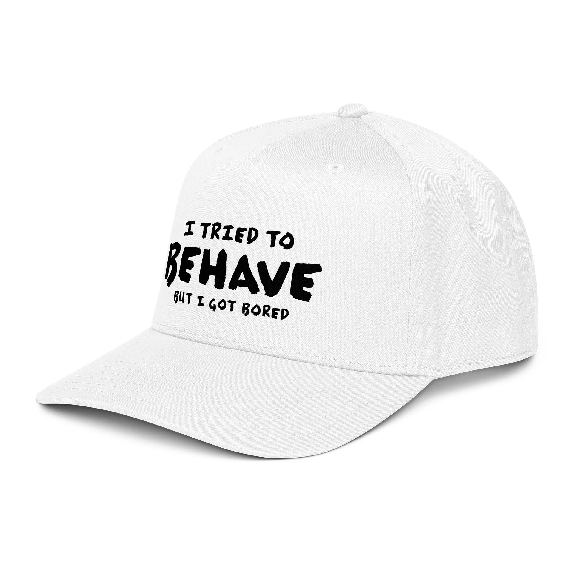 I Tried (white) - Baseball Cap product image (3)