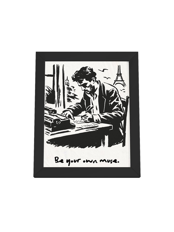 Be Your Own Muse Framed Paris Poster product image (3)