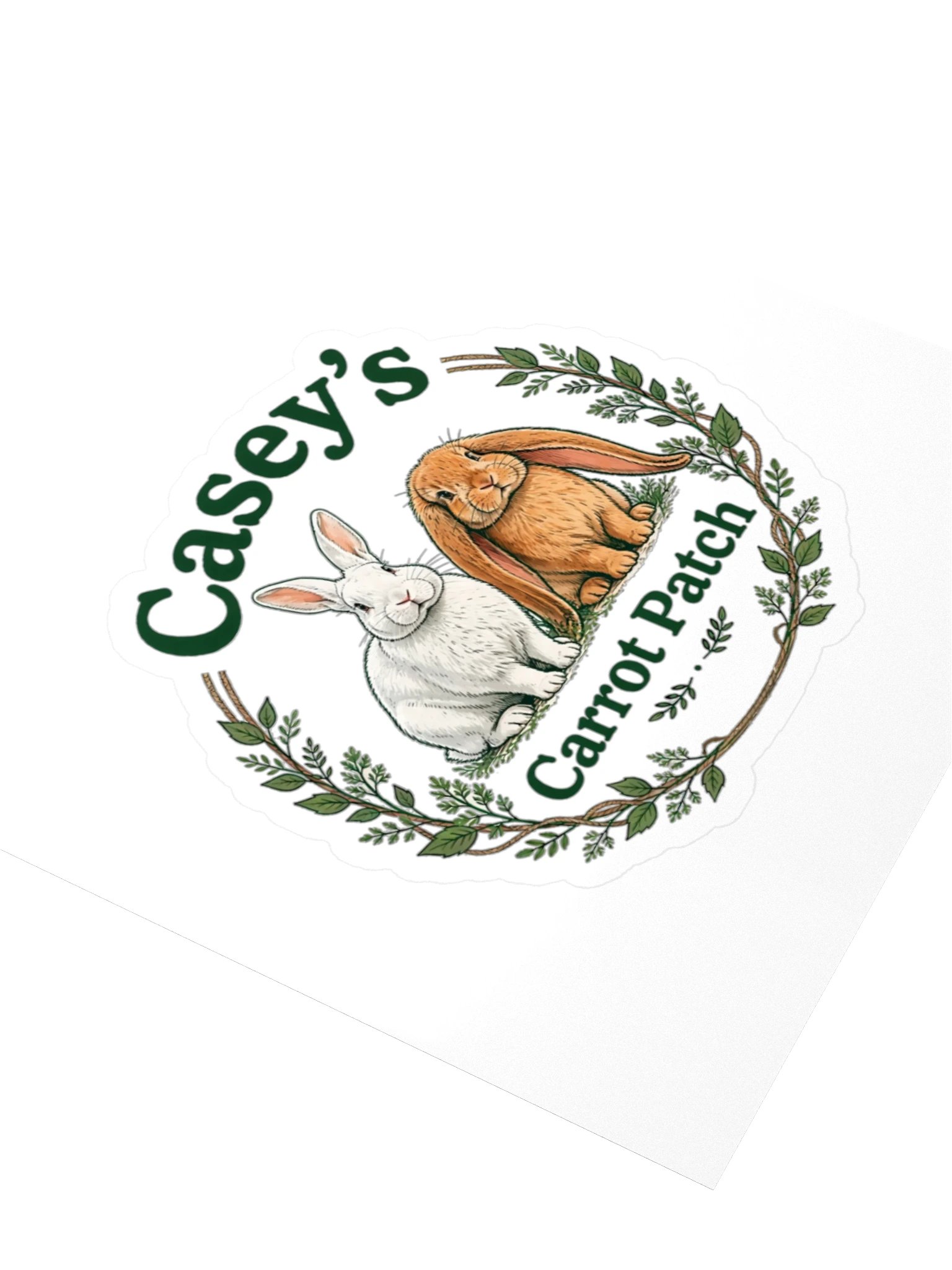 Casey's Carrot Patch Logo Sticker product image (3)