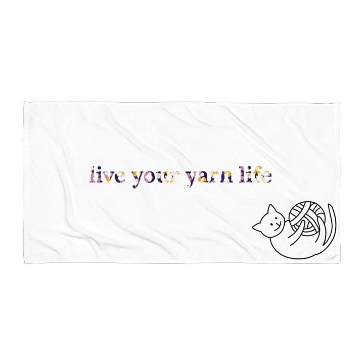 Floral Splendor Sublimated Towel product image (2)