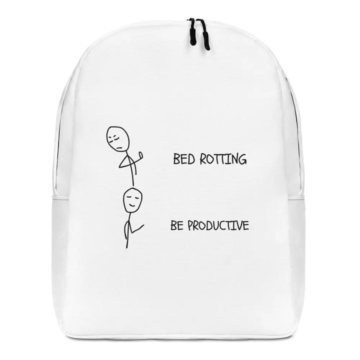 Bed Rotten vs Be Productive Backpack product image (1)
