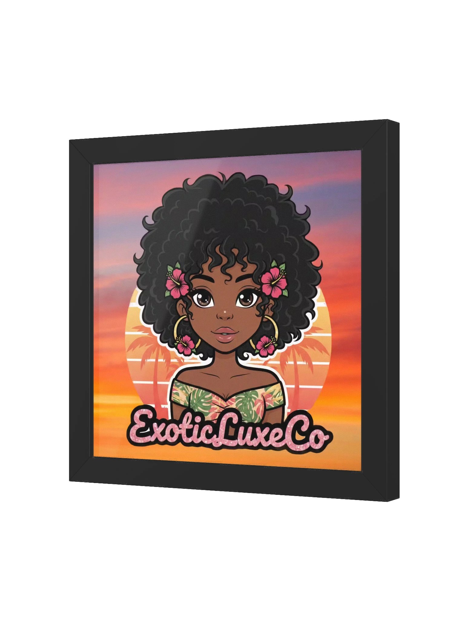 Exotic Luxe Gal Framed Poster product image (7)