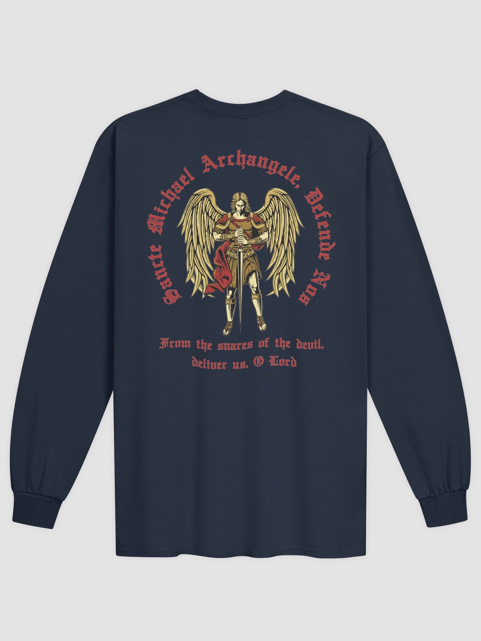 Saint Michael (Archangel) Merch - Long Sleeve T-Shirt product image (1)