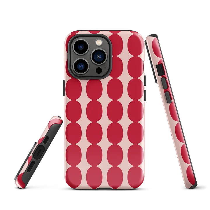 Cherry and Strawberry Cream Puff Bubble Chain iPhone Case product image (2)
