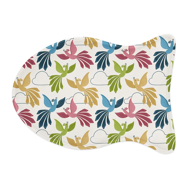 Mid-Century Modern Firebirds Pet Feeding Mat product image (2)