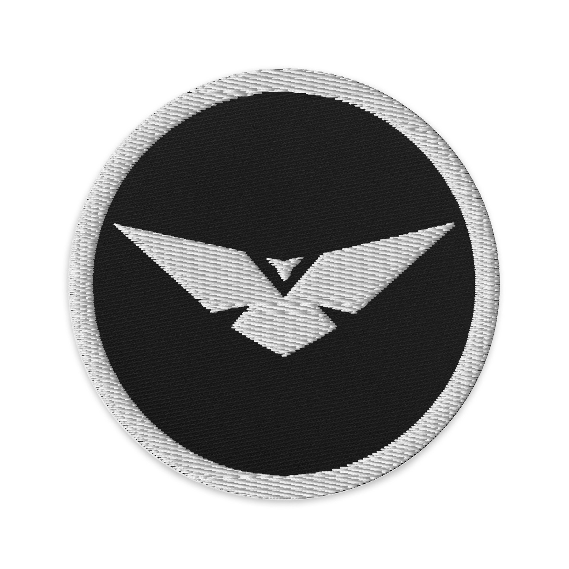 Black Embroidered Circle Patch product image (1)