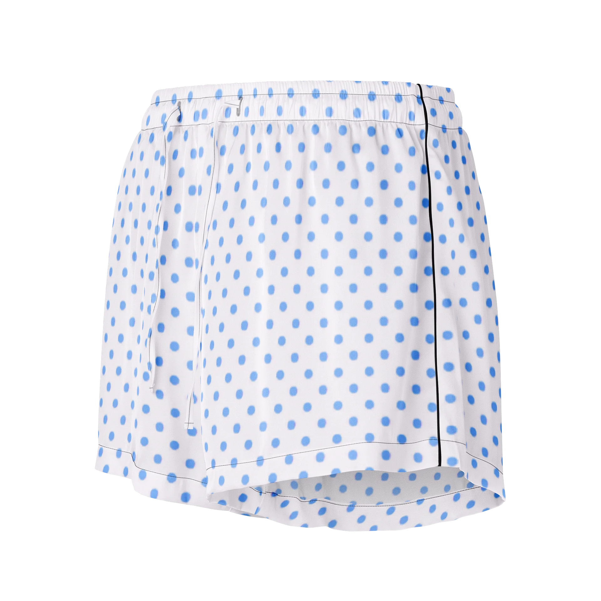 Blue Dot All-Over Print Pajama Shorts product image (1)