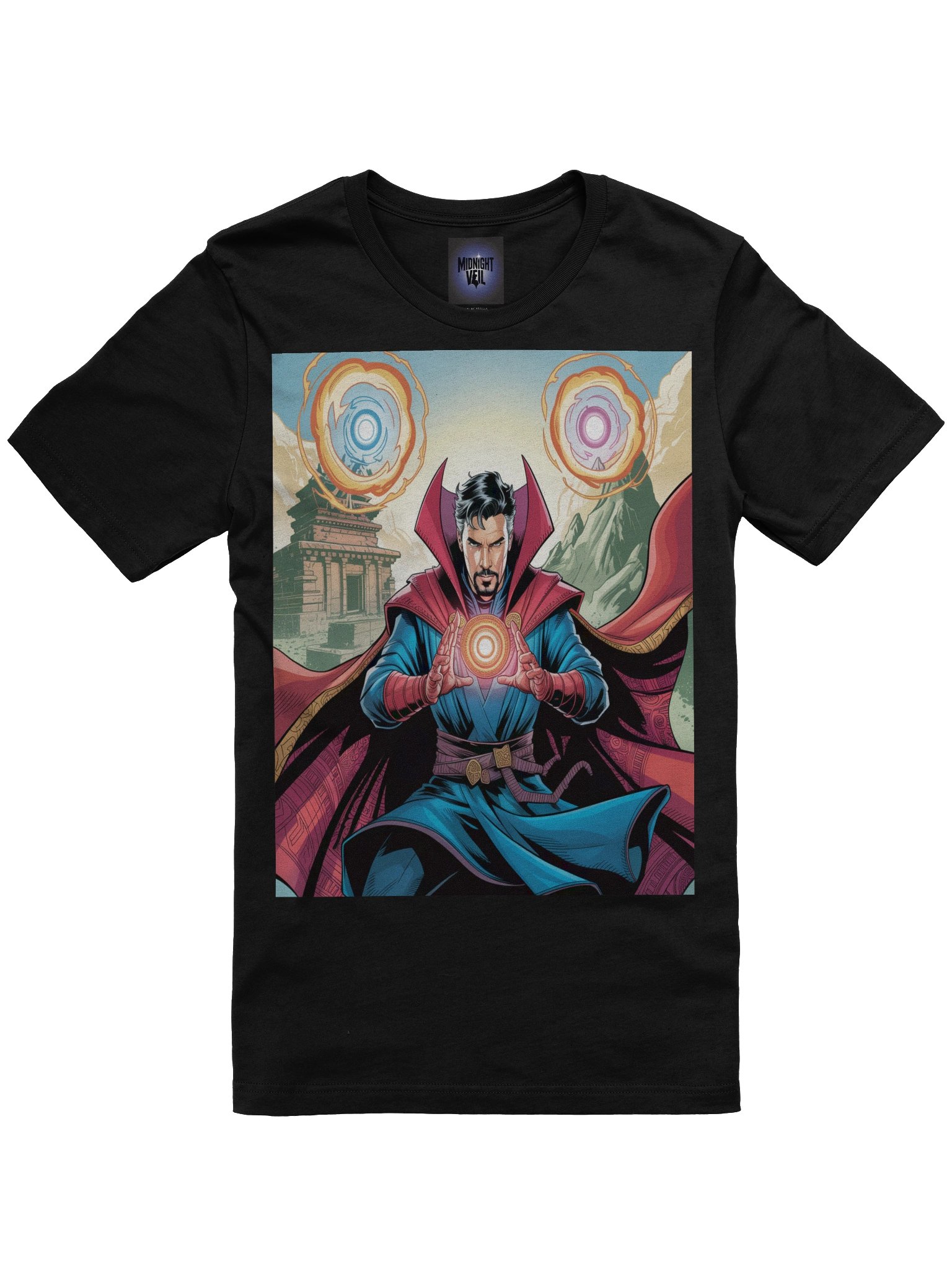 Doctor Strange Sanctum Surge Supersoft T-Shirt – Mystic Veil Vortex product image (3)