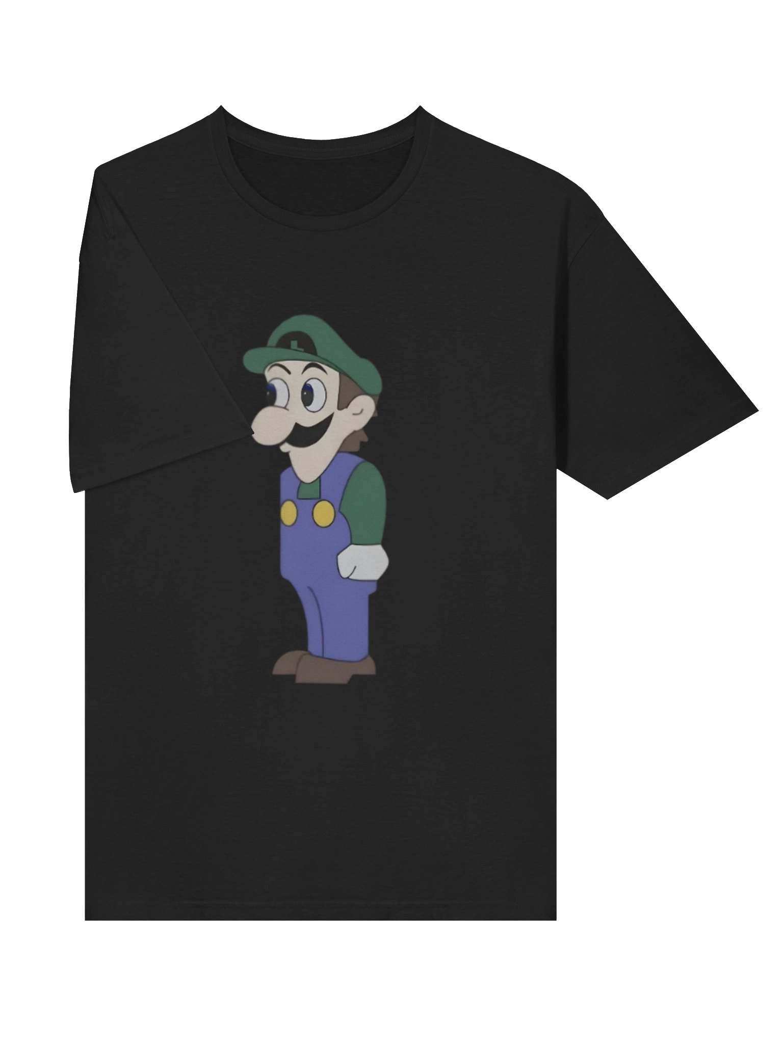 Look at the Front of My Shirt for Boobs Shirt – Luigi Meme product image (5)