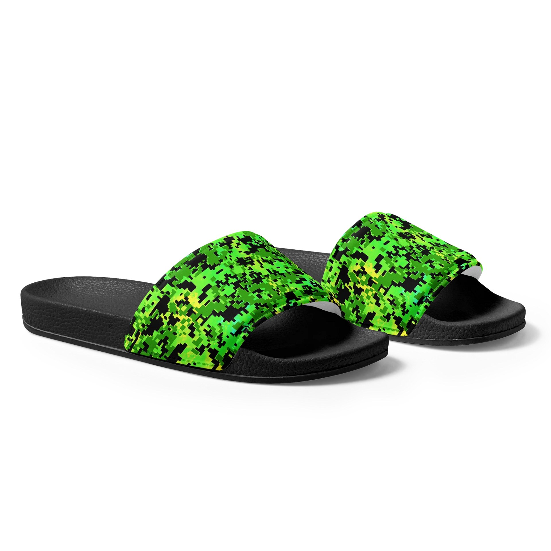 Pixelated Camo Comfort Slides Men's product image (1)