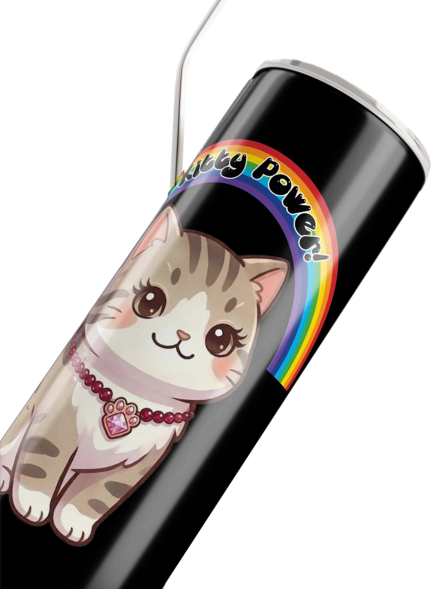 Kitty Power! Stainless Steel Tumbler product image (4)