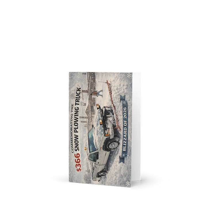 America's Cheapest Plow Truck Card product image (1)