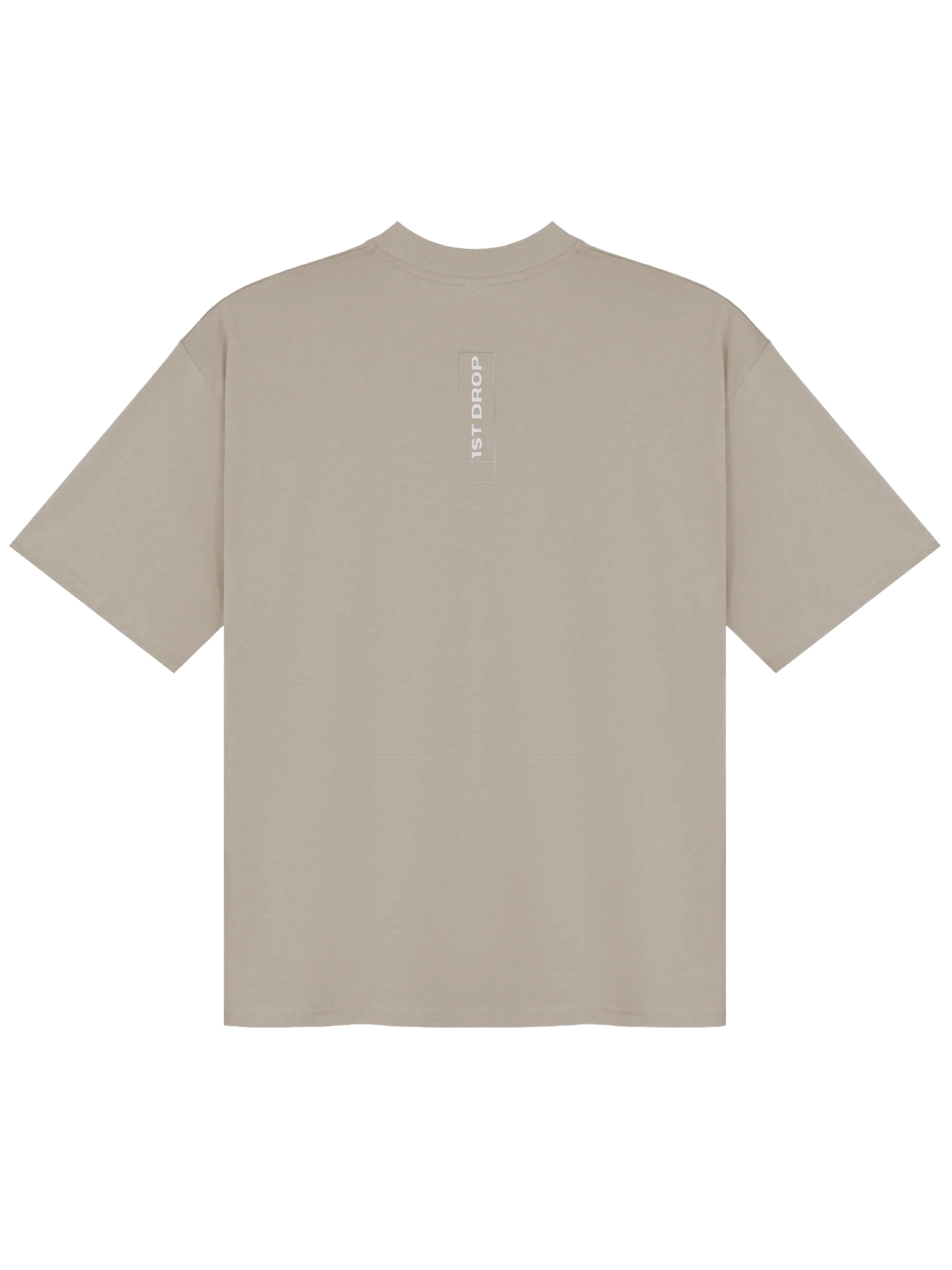 Oso Melodic Beige Oversized T-shirt — view 3