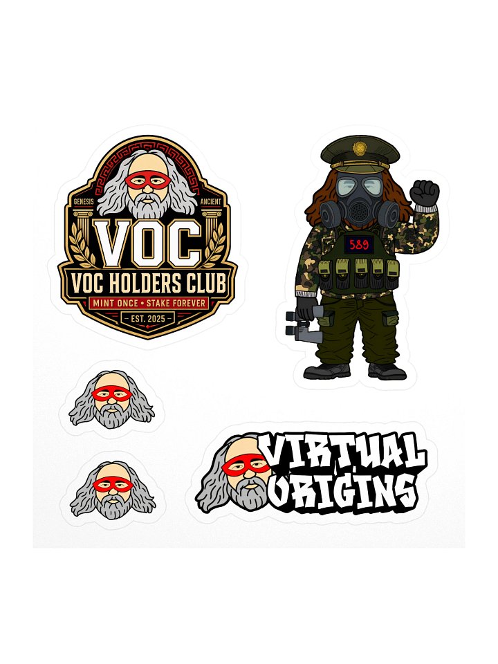 Voyager #3 - Colonel 589 the Unyielding - VOC Holders Club Sticker Pack product image (1)