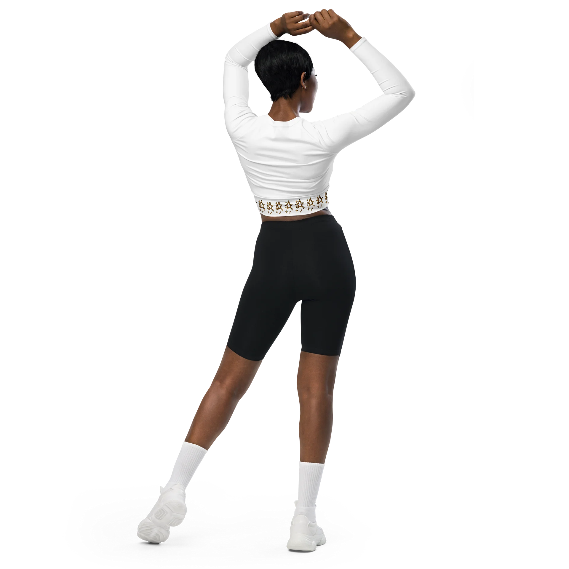 Star Girl All-Over Print Crop Top product image (6)