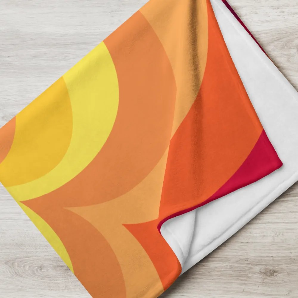 Throw Blanket 🧡 I will focus my energy on what's good for me (127 × 153 cm) product image (5)