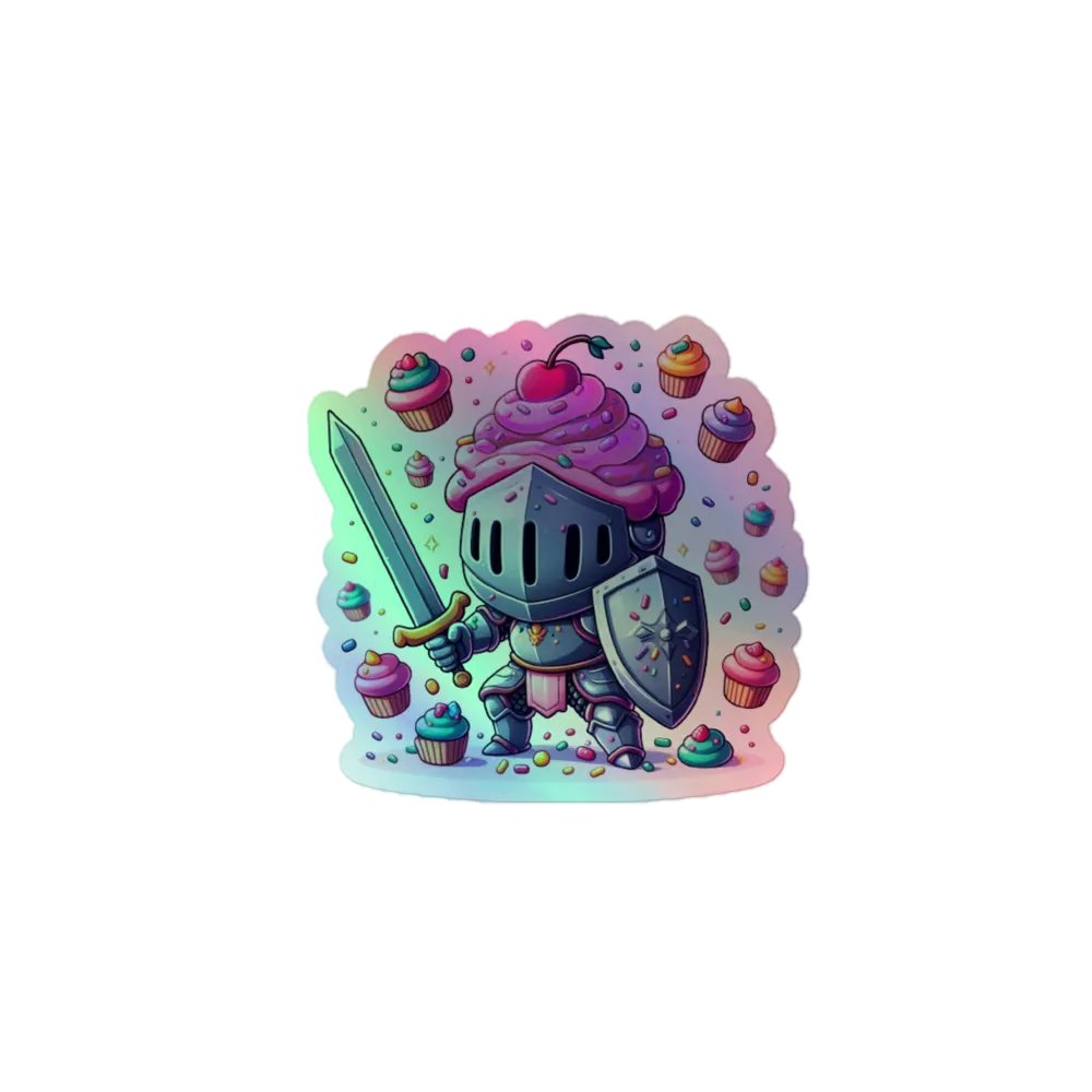 Cupcake Knight Sticker Sheet product image (1)