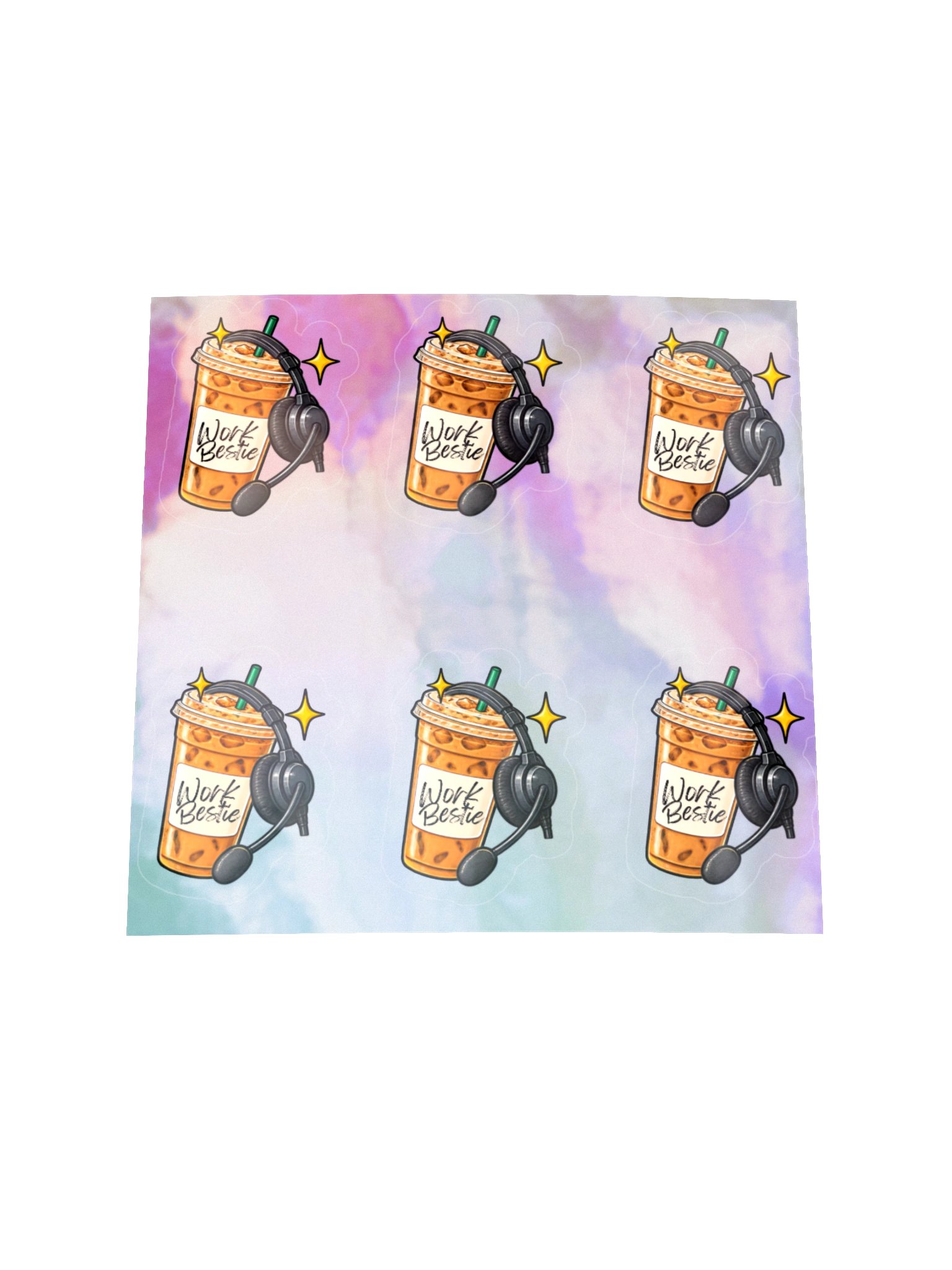 Work Bestie Sticker Sheet product image (1)