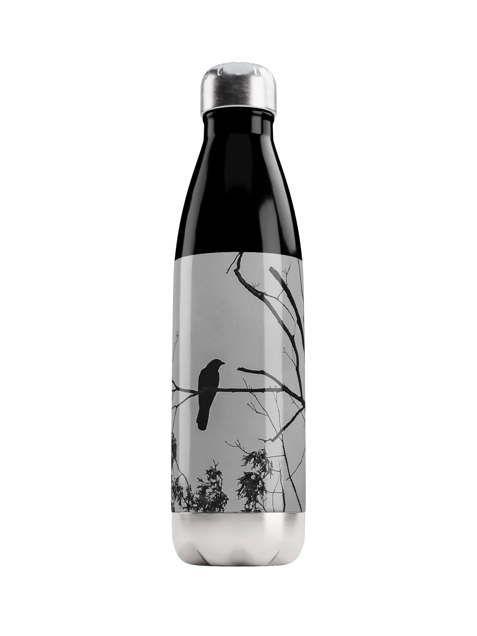 B&W Crow Stainless Steel Water Bottle product image (1)