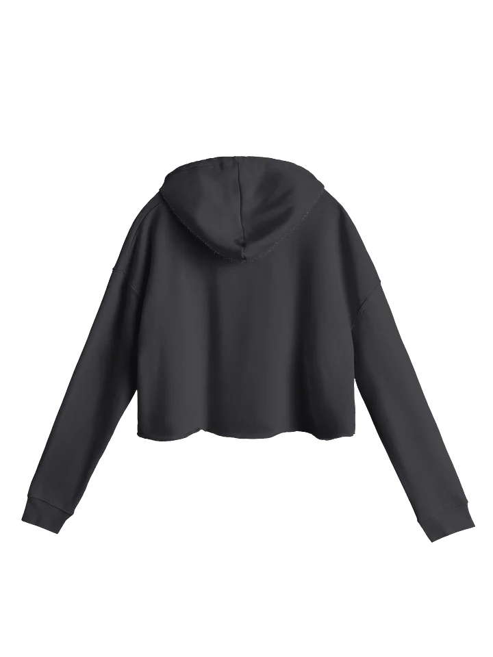 Rinaly - Chrome Purple Heart Crop Hoodie product image (2)