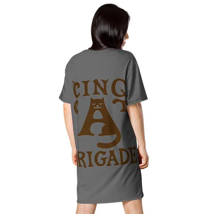 cat brigade T-Shirt Dress product image (2)