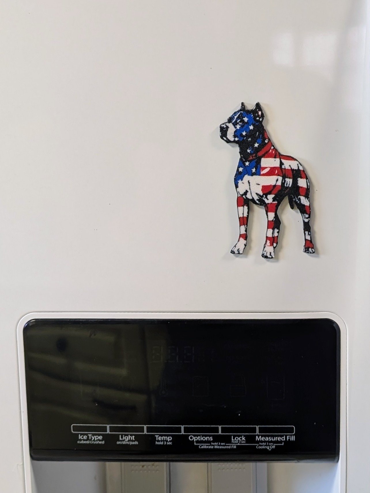 Patriotic American Pit Bull Terrier Magnet product image (4)