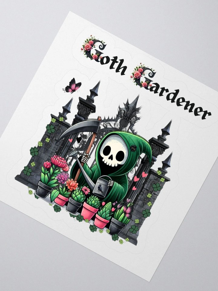 Goth Gardener Sticker product image (5)