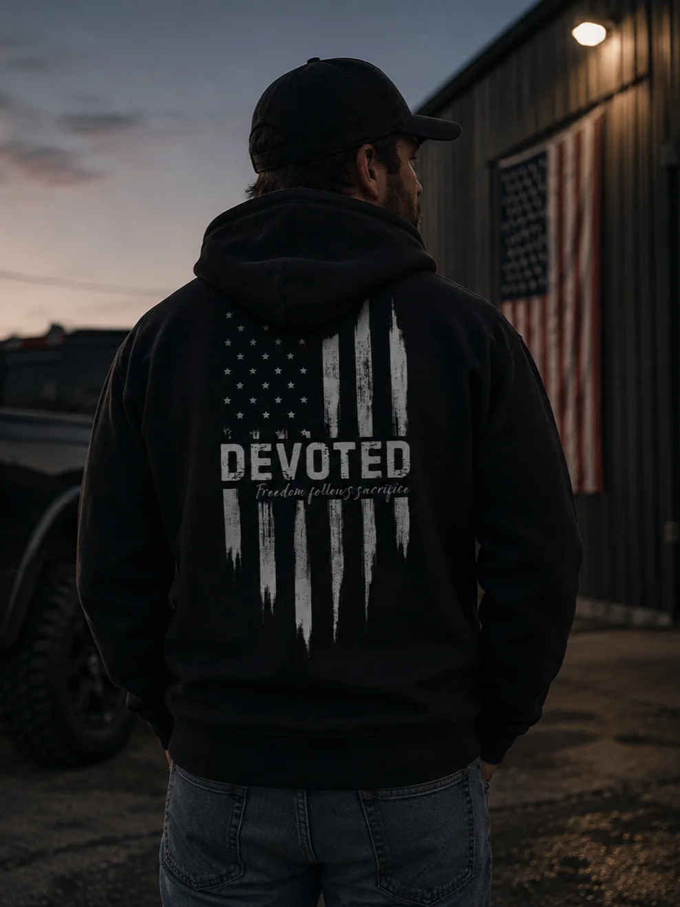 "Freedom" Zip-Up Hoodie product image (3)