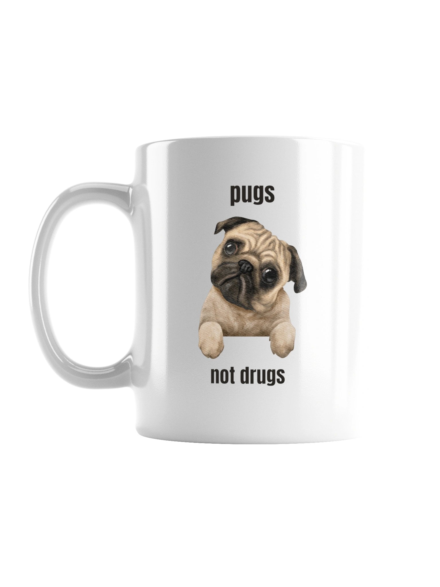 Pugs Not Drugs Mug product image (1)