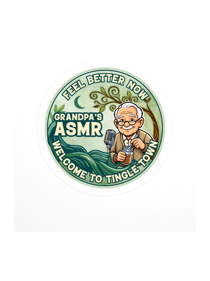 Grandpa's Feel Better Now Vinyl Stickers product image (1)